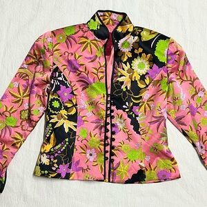JS Collections silk blazer